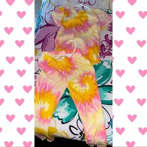 Tye Dye sleep set  5T